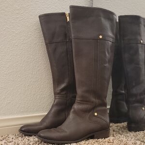 Franco Sarto Dark Brown Leather Boots